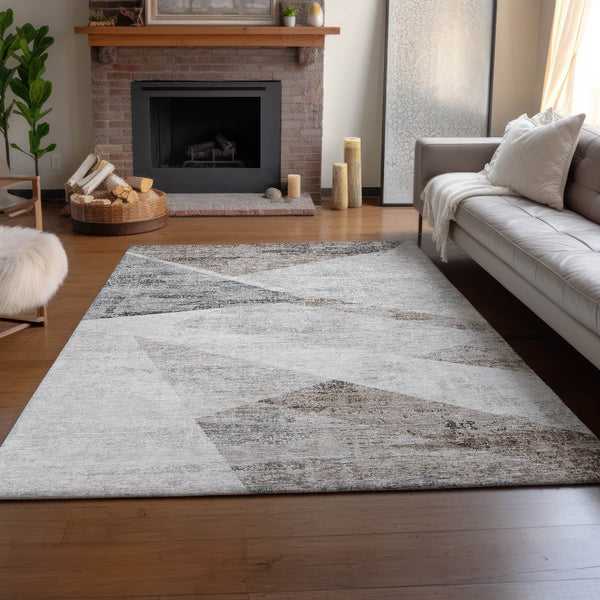 dalyn neo no11 silver rug