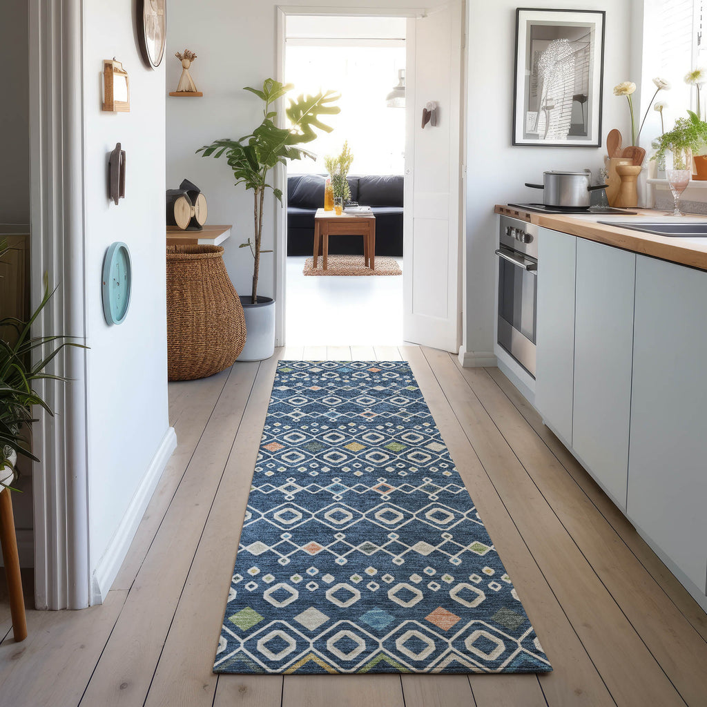 dalyn neo no12 navy rug