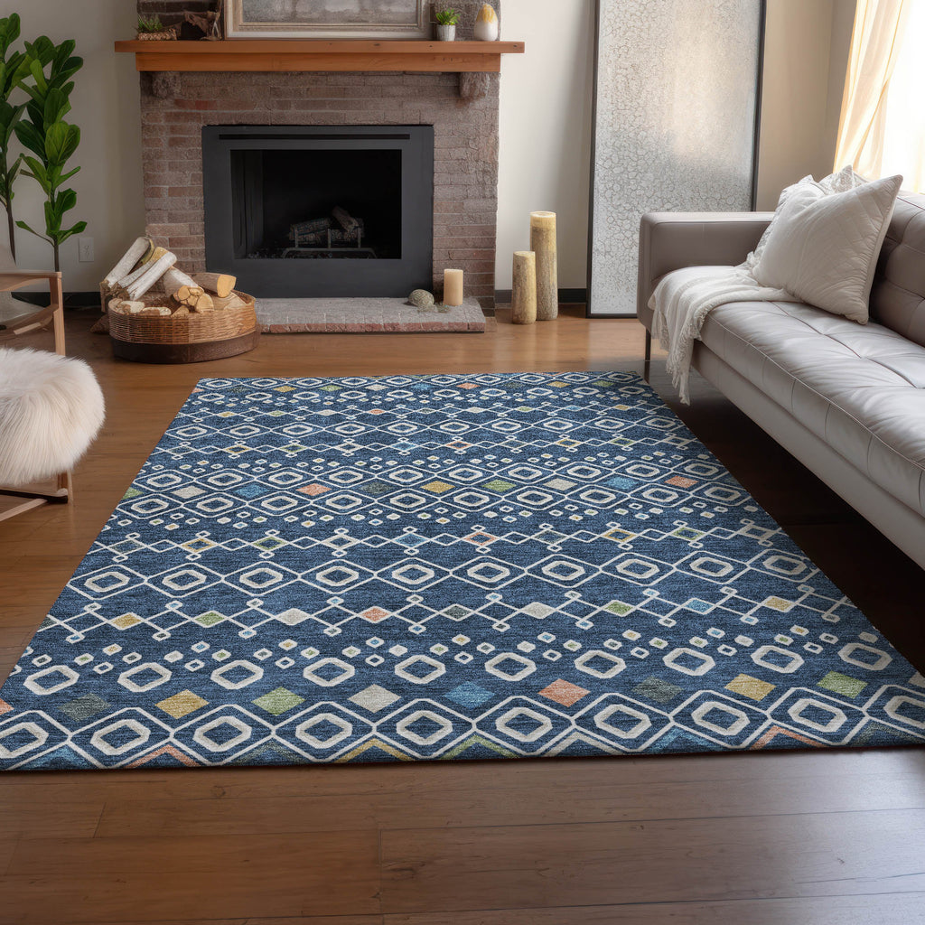 dalyn neo no12 navy rug