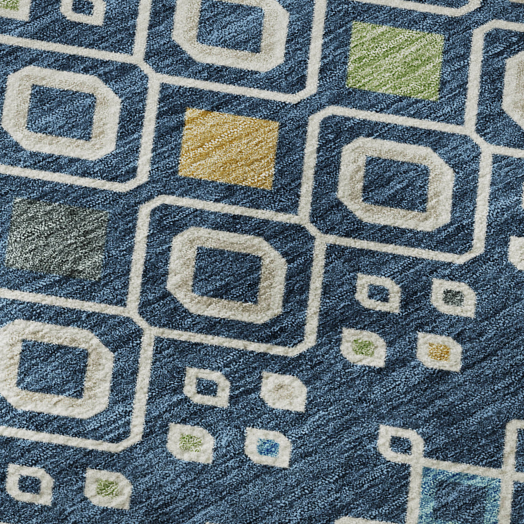dalyn neo no12 navy rug