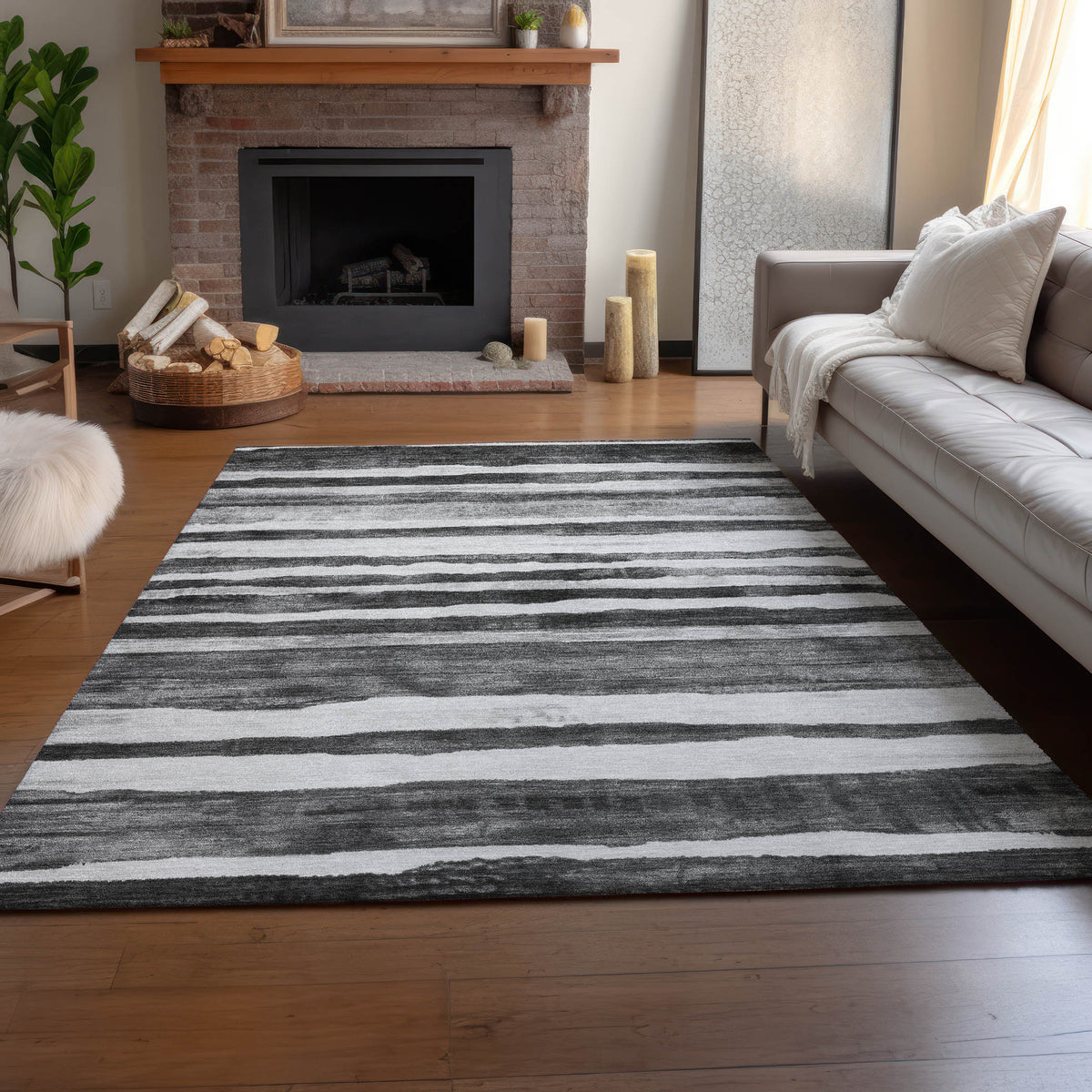 dalyn neo no16 charcoal rug