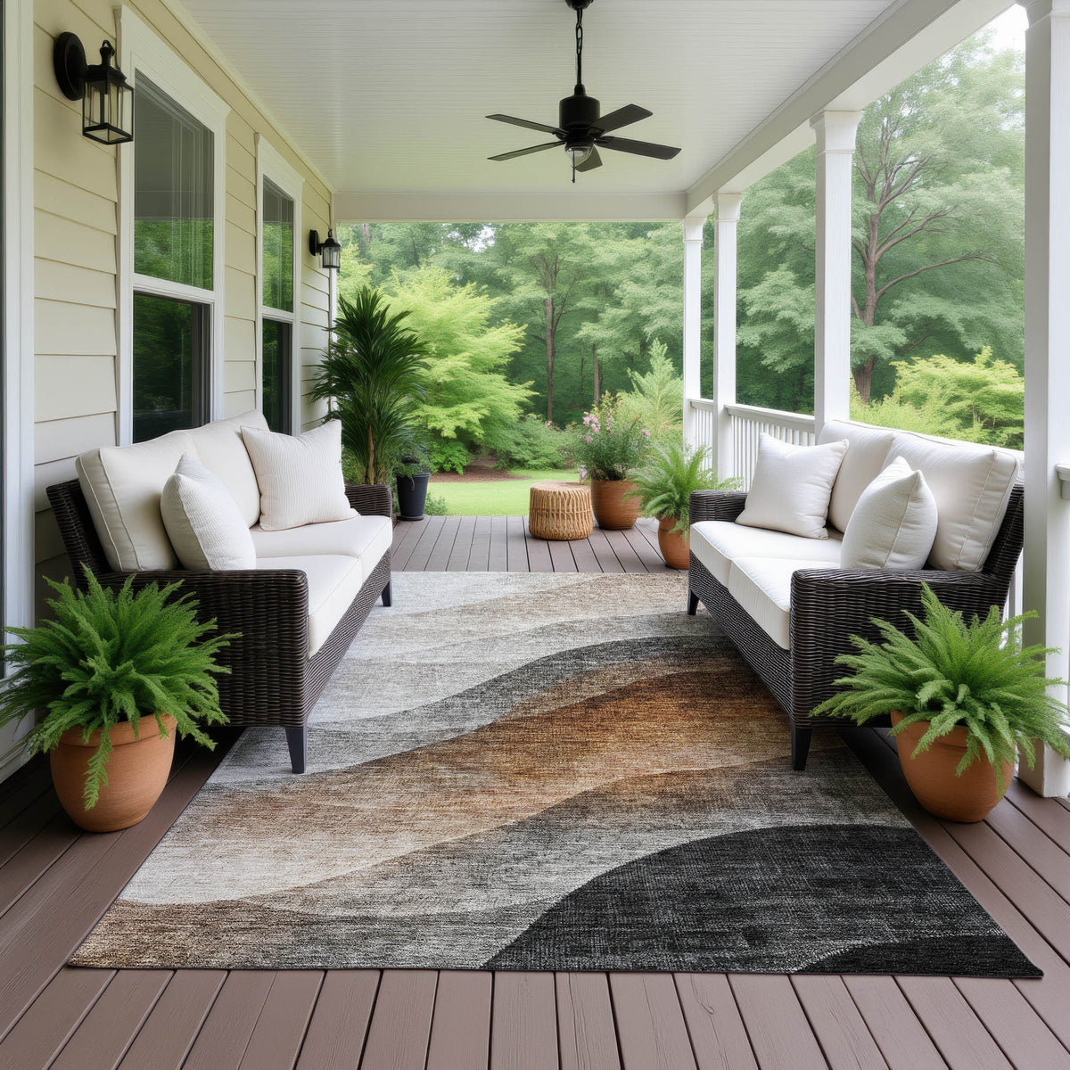 dalyn neo no1 khaki rug