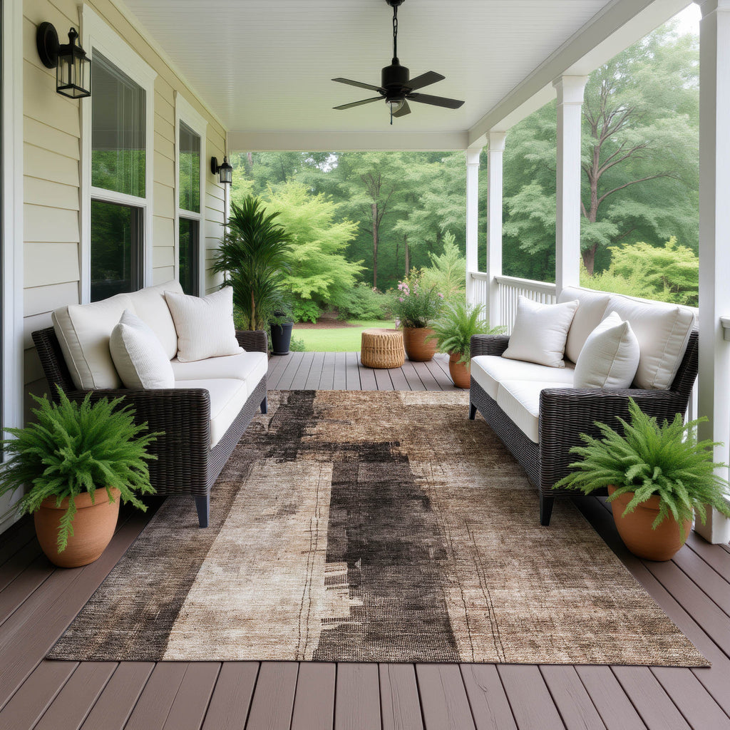 dalyn nouveau nv10 brown rug
