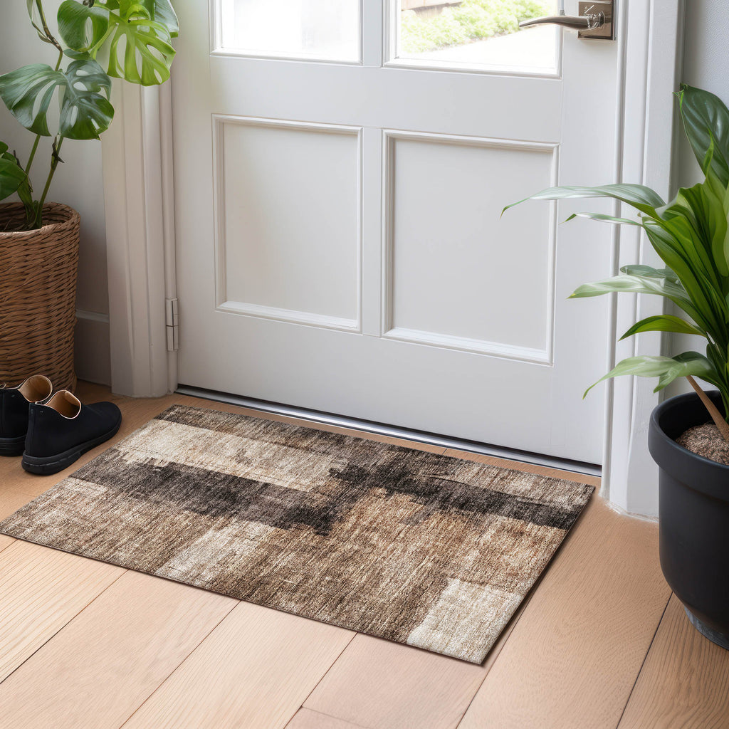dalyn nouveau nv10 brown rug
