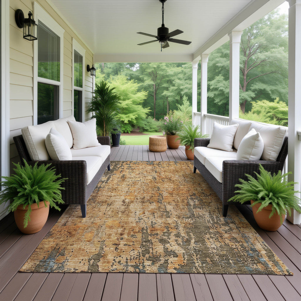 dalyn nouveau nv11 copper rug
