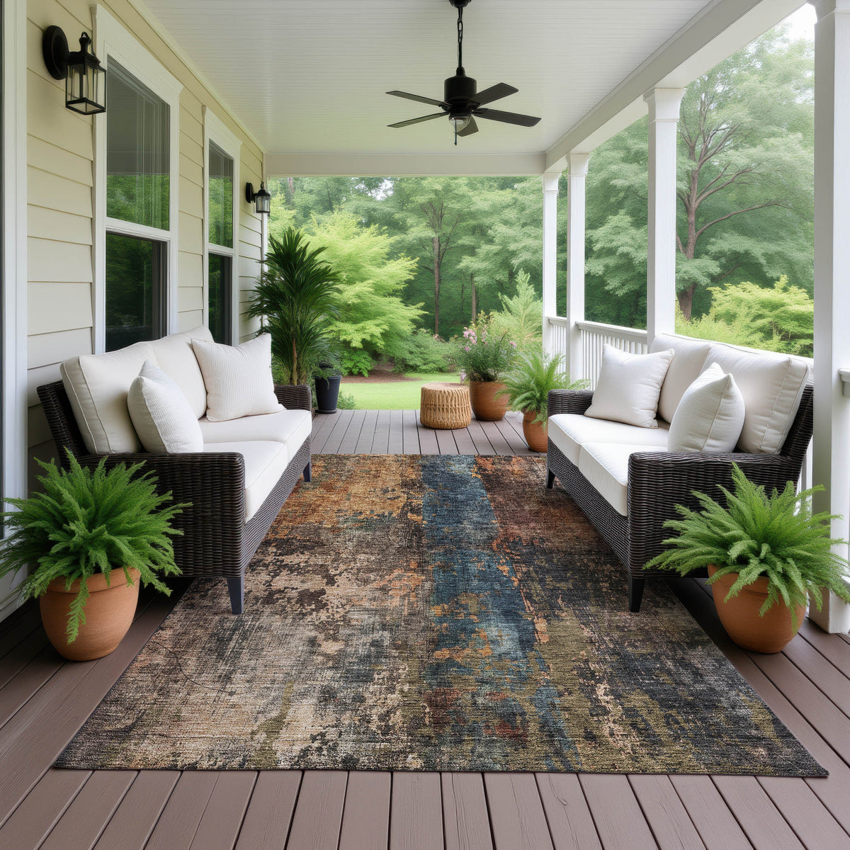 dalyn nouveau nv12 blue rug