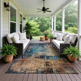 dalyn nouveau nv14 teal rug