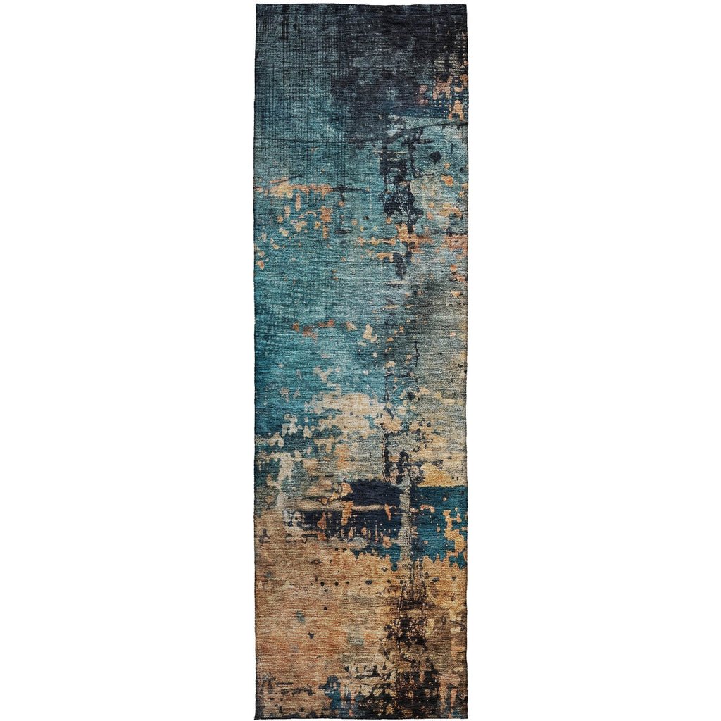 dalyn nouveau nv14 teal rug