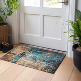 dalyn nouveau nv14 teal rug