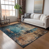dalyn nouveau nv14 teal rug