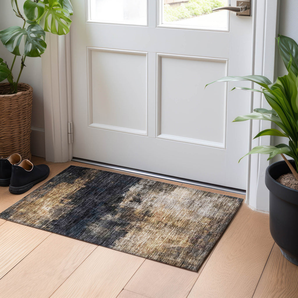 dalyn nouveau nv17 charcoal rug