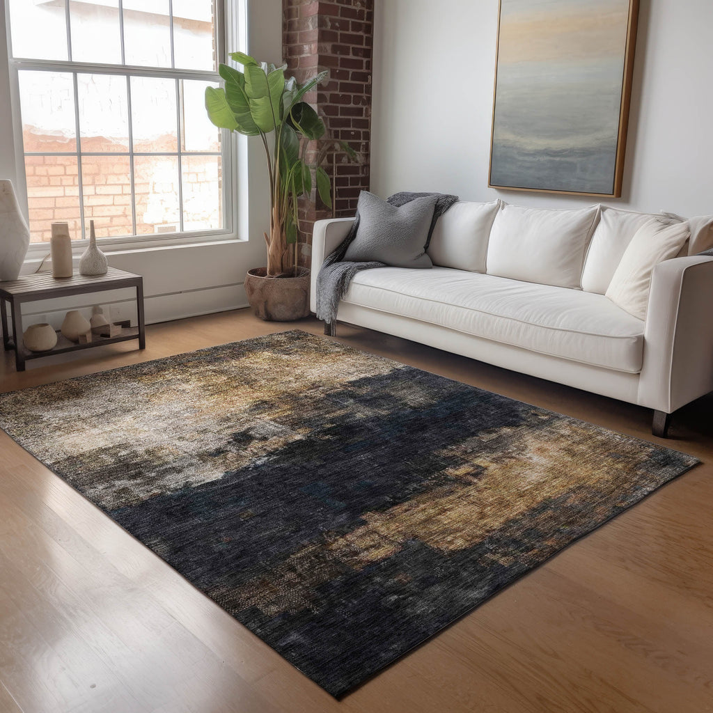 dalyn nouveau nv17 charcoal rug