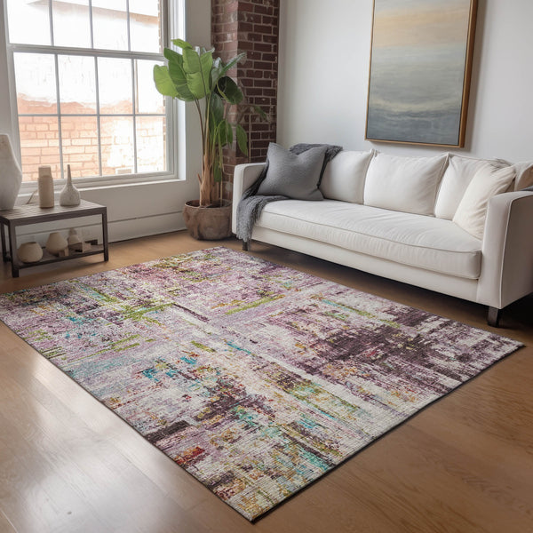dalyn nouveau nv2 lavender rug