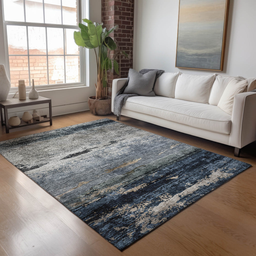 dalyn nouveau nv3 navy rug