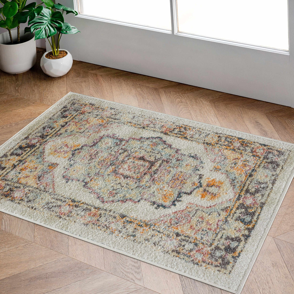 Hauteloom Hillcrest HILLC Lavender Machine Made Polypropylene Rug