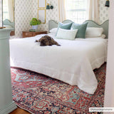 Hauteloom Neyland Washable NEYW Bright Red Machine Made Polyester Rug