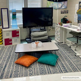 Hauteloom Novato NOV Blue Machine Made Polypropylene Rug