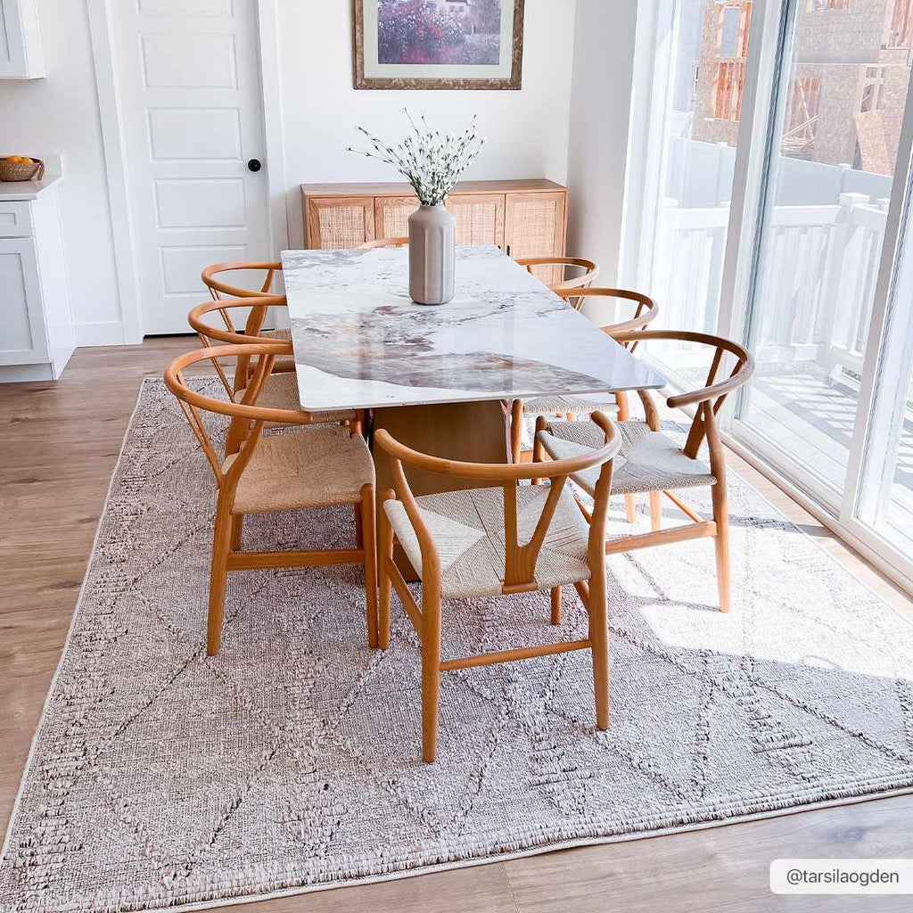 Hauteloom Nyla HSSONYLA8A1 Beige Machine Made Polypropylene Rug