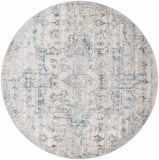 Hauteloom Orrick ORRI Light Gray Machine Made Polypropylene Rug