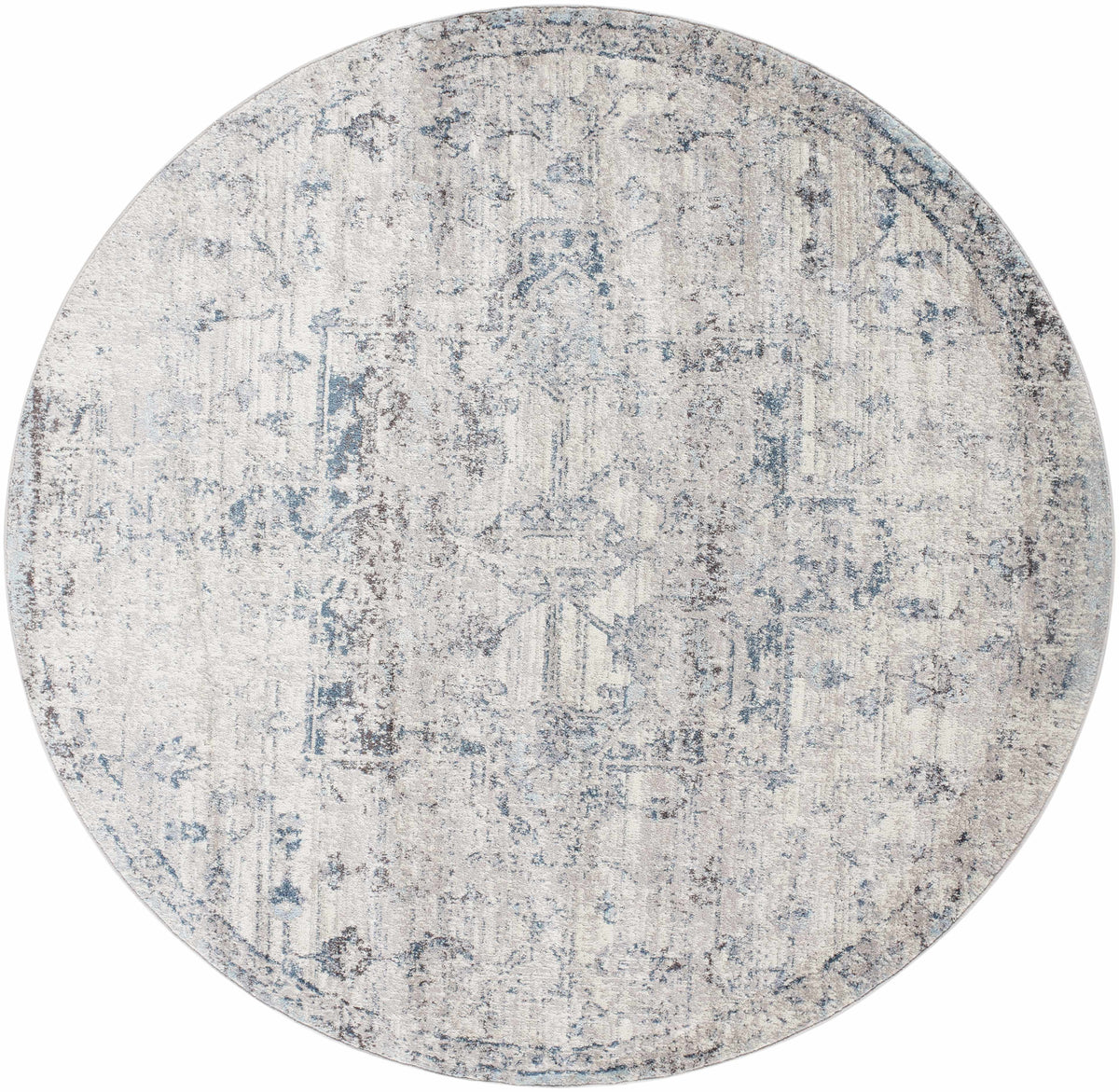 Hauteloom Orrick ORRI Light Gray Machine Made Polypropylene Rug