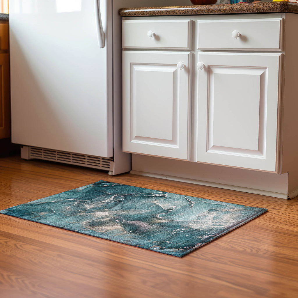 dalyn odyssey oy11 teal rug