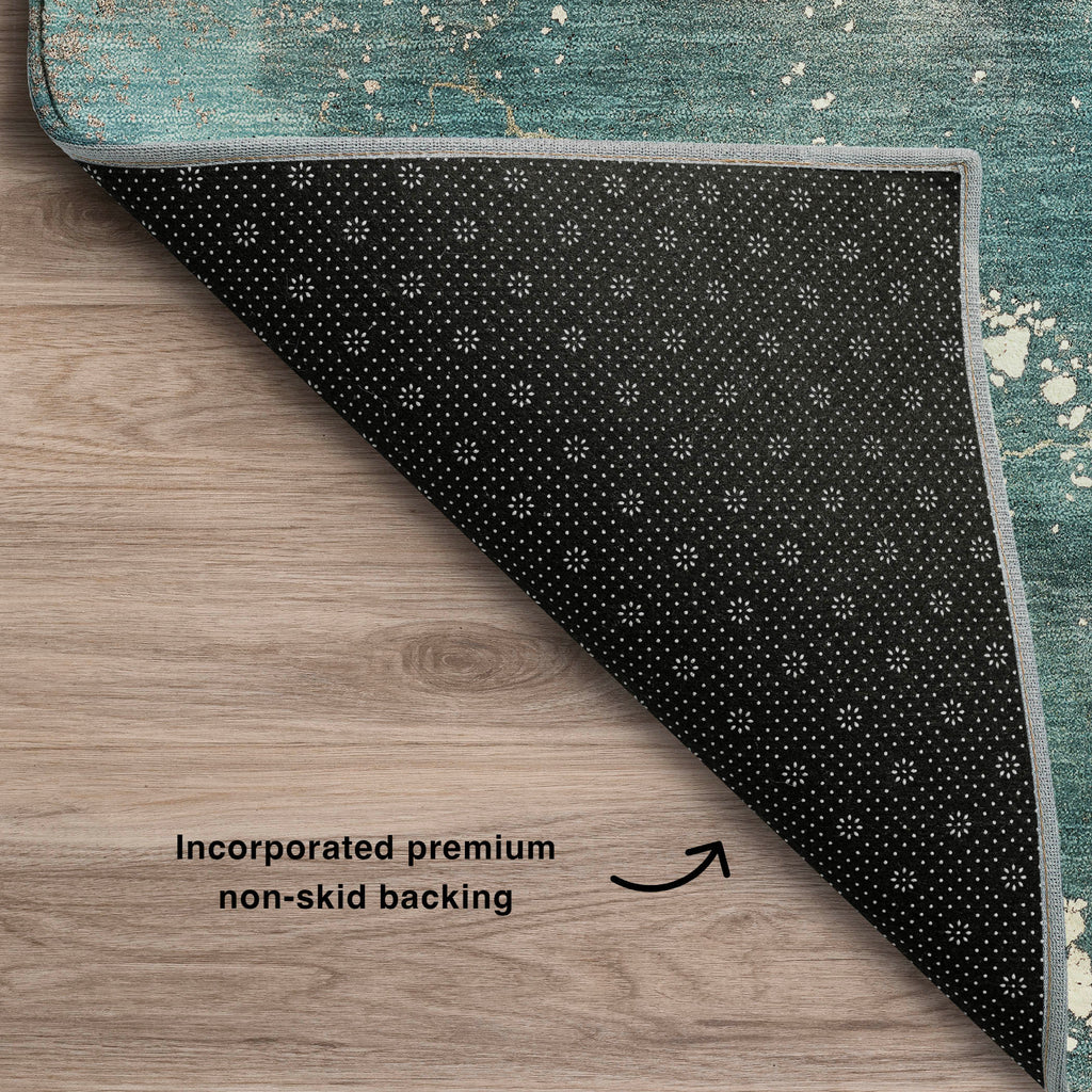 dalyn odyssey oy11 teal rug