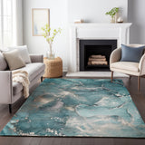 dalyn odyssey oy11 teal rug