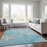dalyn odyssey oy7 teal rug