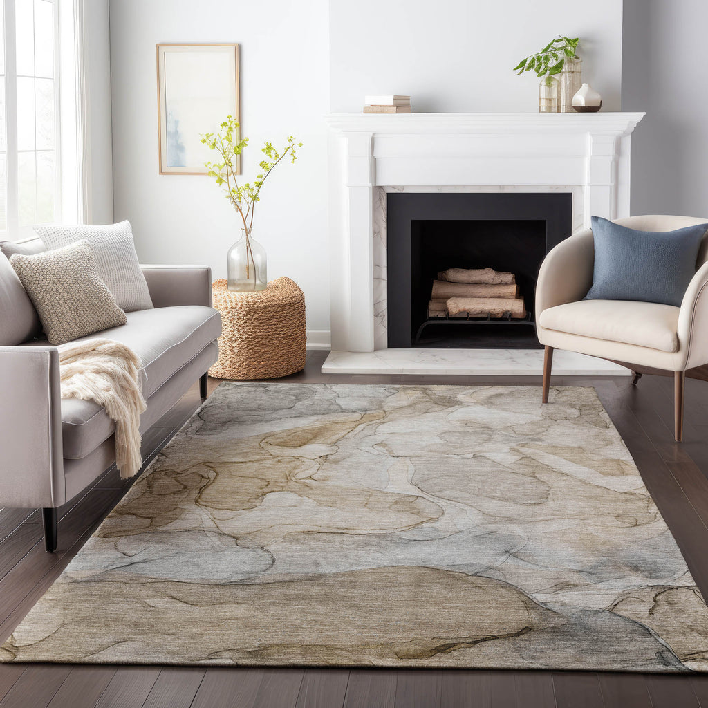 dalyn odyssey oy8 brown rug