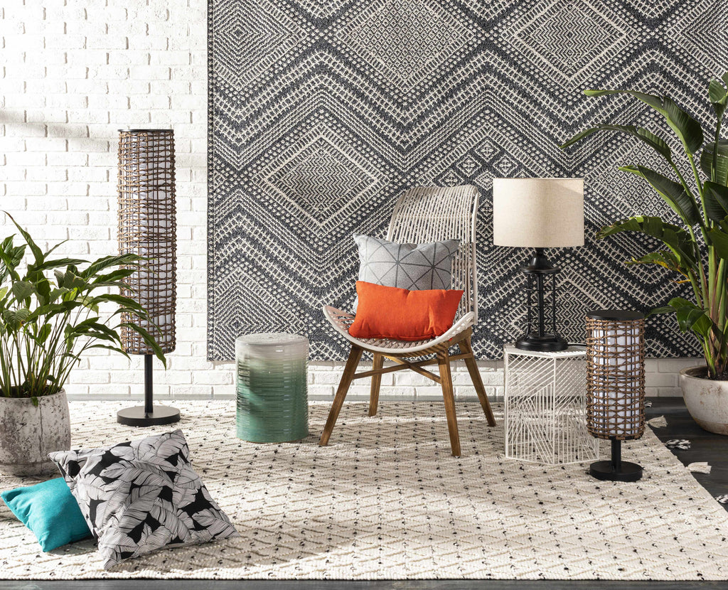 Hauteloom Sadleir SADLE Black Woven/Flatwoven RecycledPETYarn Rug