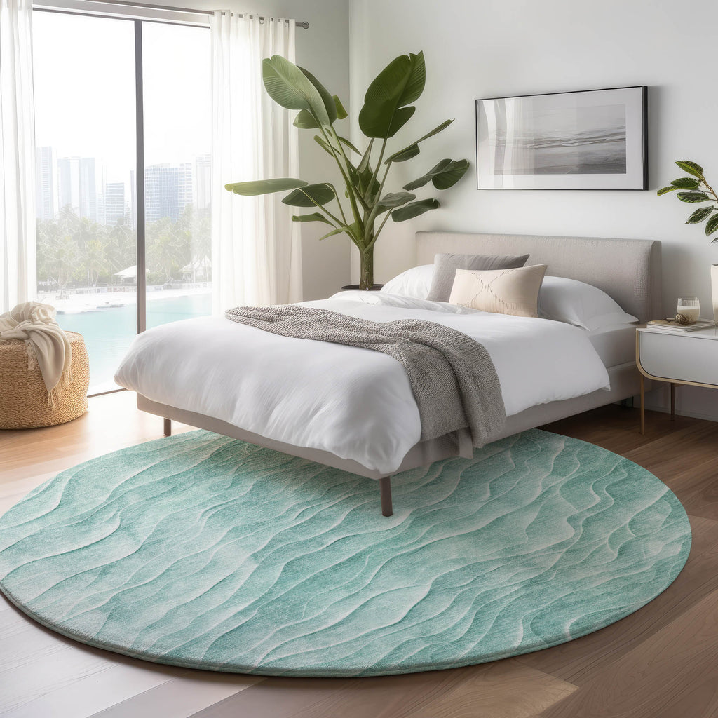 dalyn pacifica pa1 aqua rug