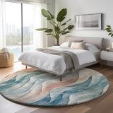 dalyn pacifica pa3 teal rug