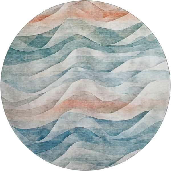dalyn pacifica pa3 teal rug
