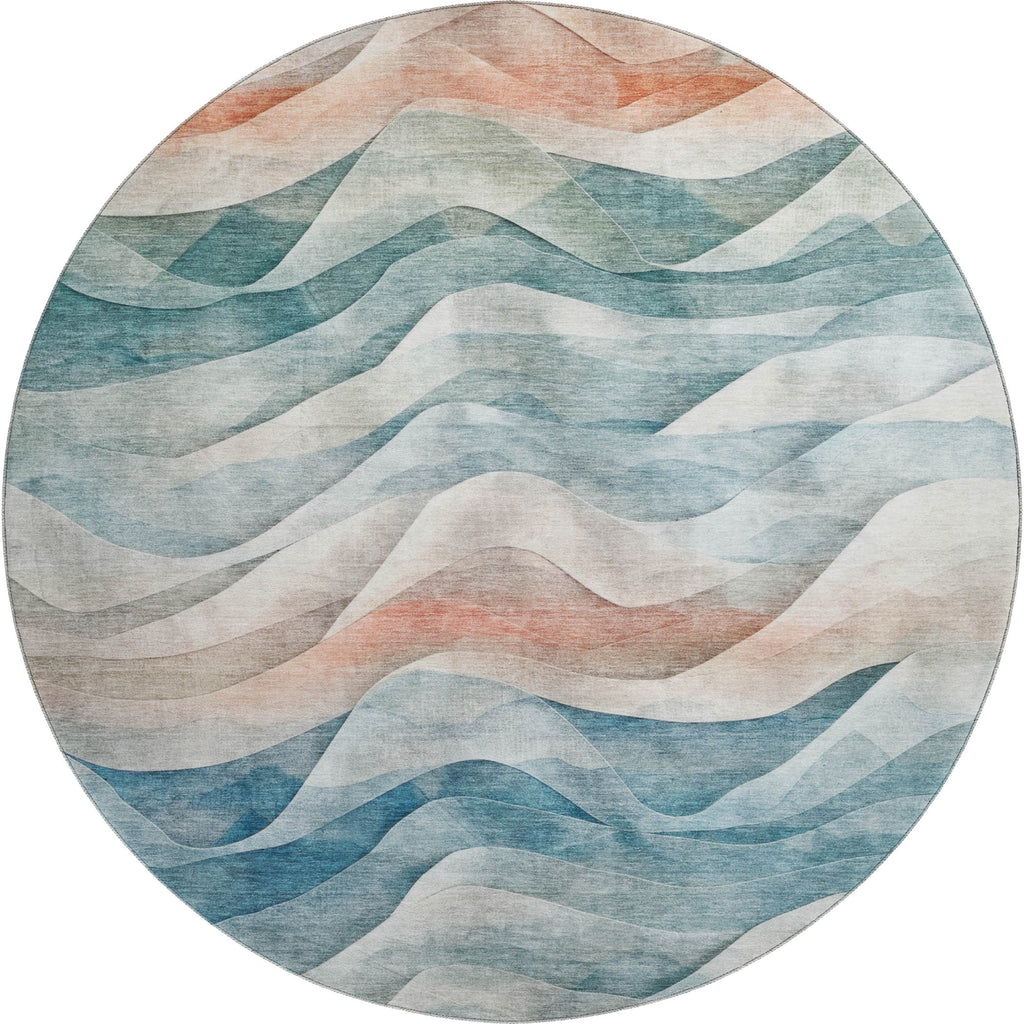 dalyn pacifica pa3 teal rug