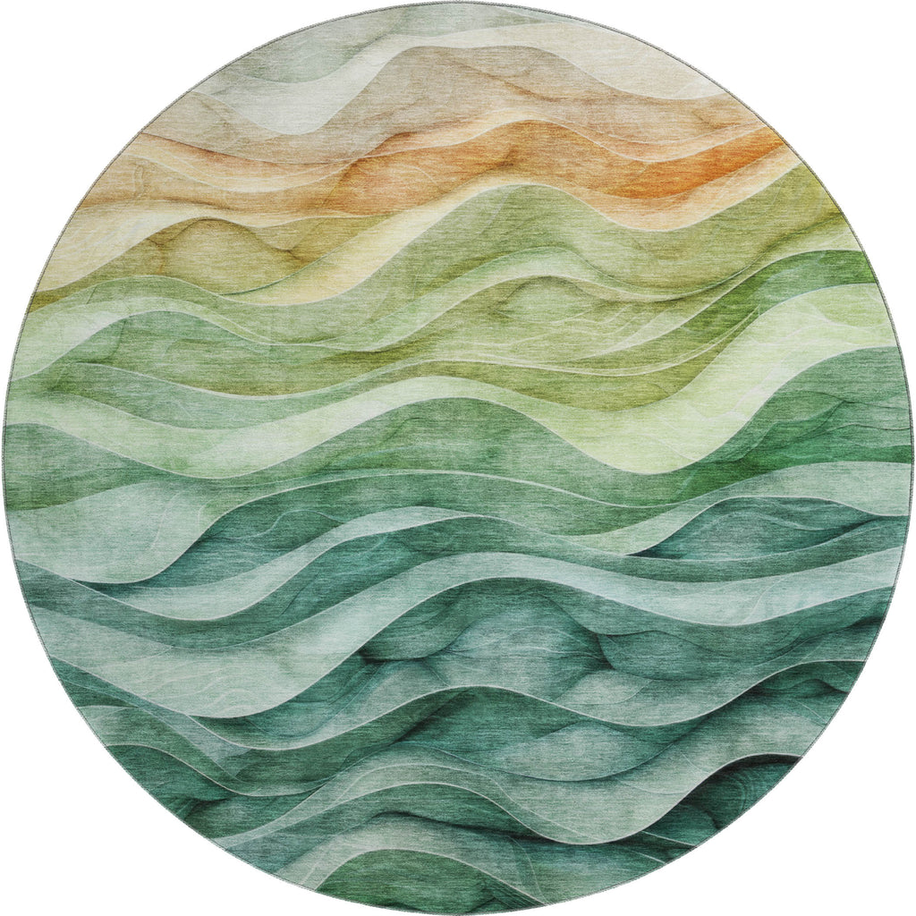 dalyn pacifica pa4 teal rug