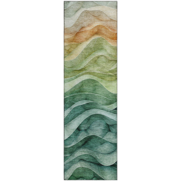 dalyn pacifica pa4 teal rug