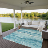 dalyn pacifica pa6 turquoise rug