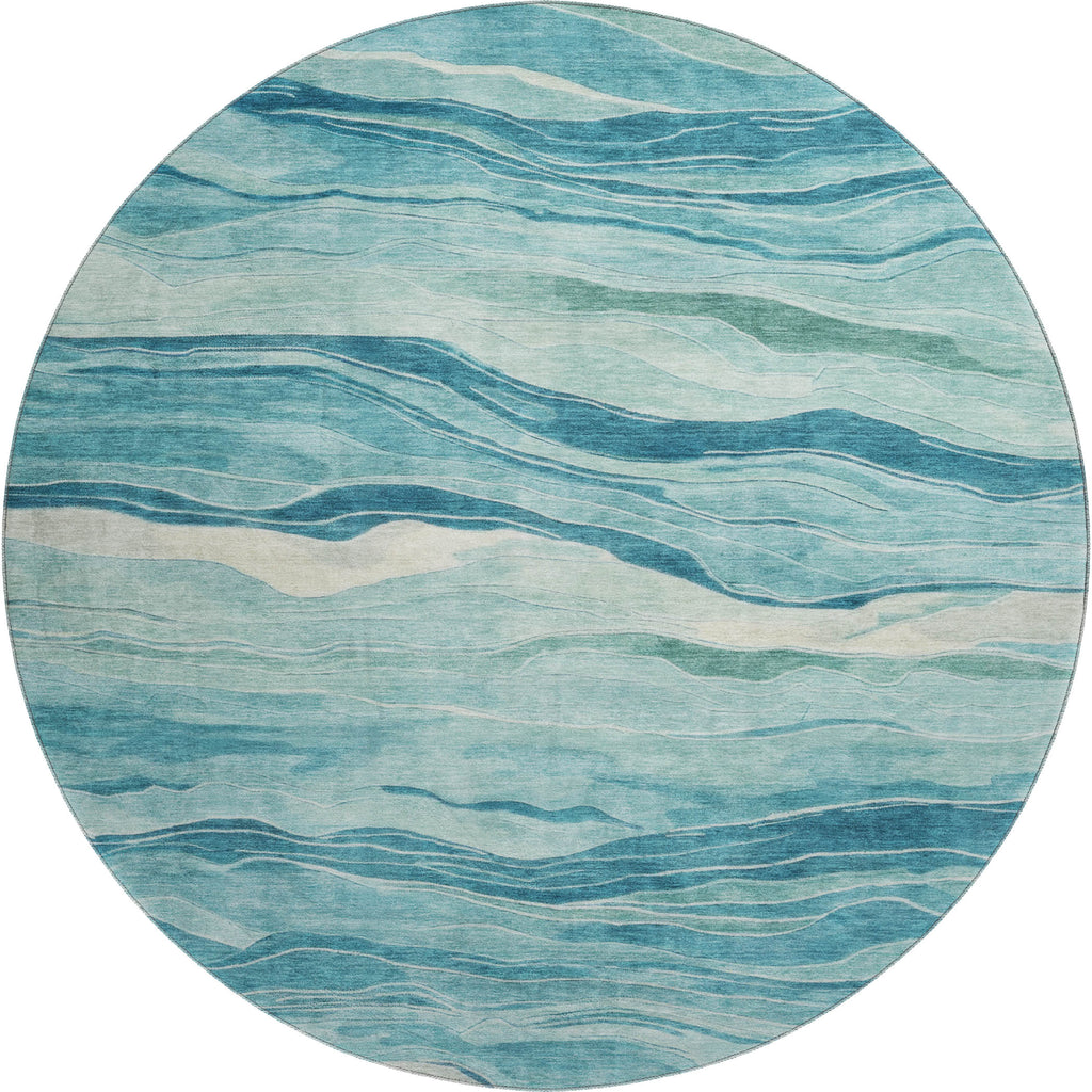 dalyn pacifica pa6 turquoise rug