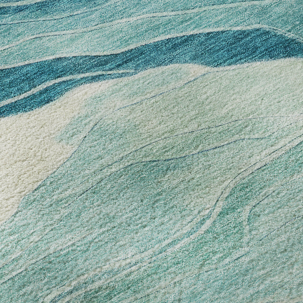 dalyn pacifica pa6 turquoise rug