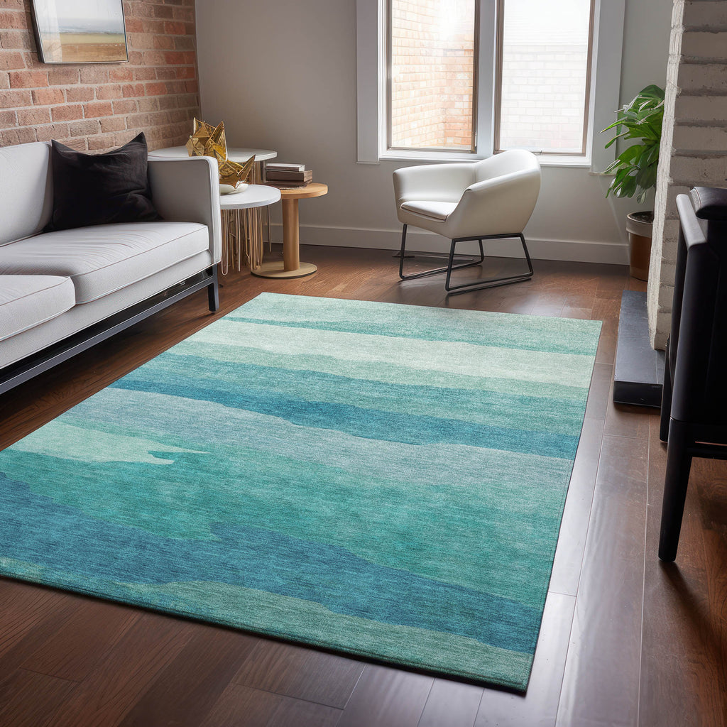 dalyn pacifica pa9 turquoise rug