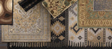 Hauteloom Fogertown FOG Black Machine Made Polypropylene Rug