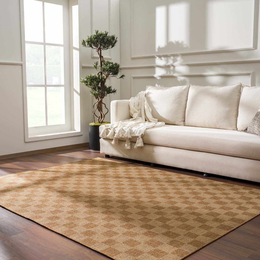Hauteloom Kuval SPMDKUVALA1 Camel Machine Made Polypropylene Rug