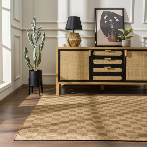 Hauteloom Kuval SPMDKUVALA1 Camel Machine Made Polypropylene Rug