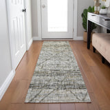 dalyn portico po1 pewter rug