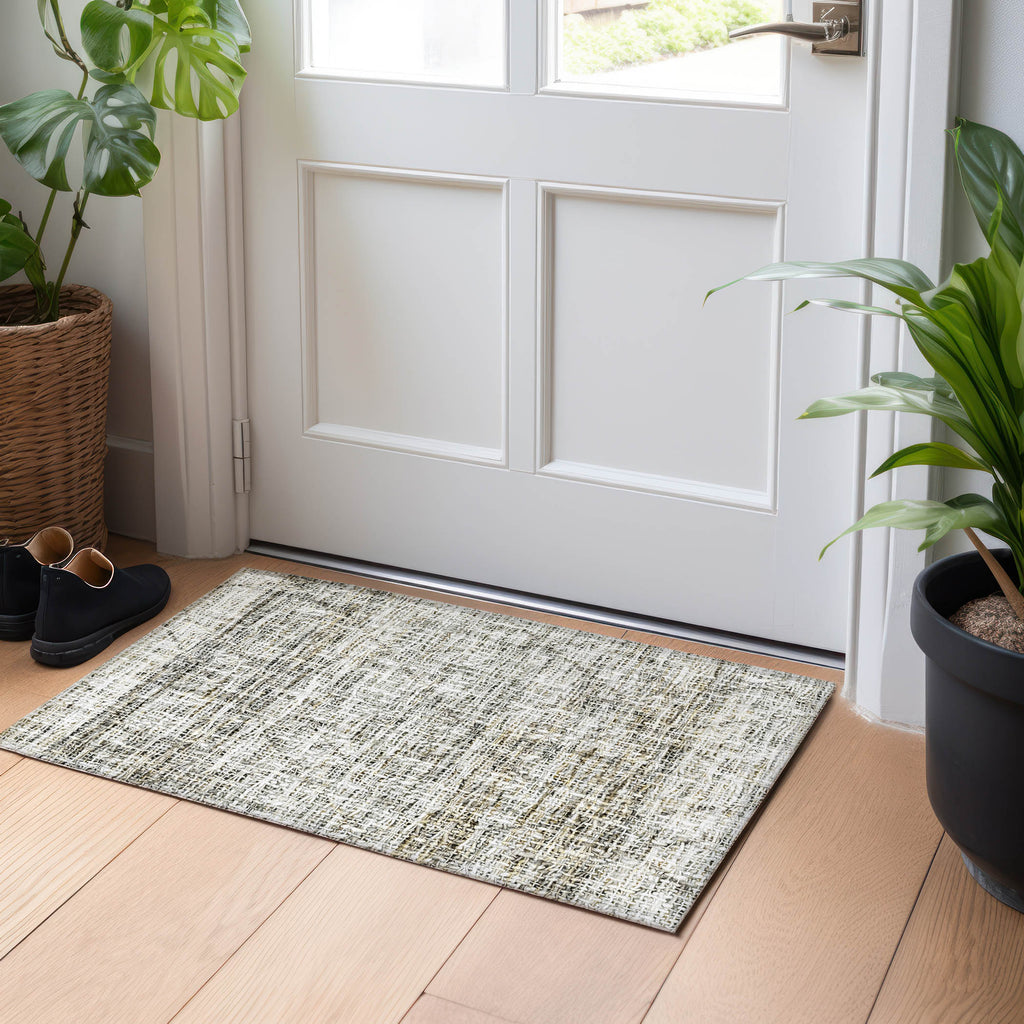 dalyn portico po1 pewter rug