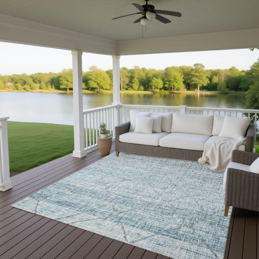 dalyn portico po1 teal rug