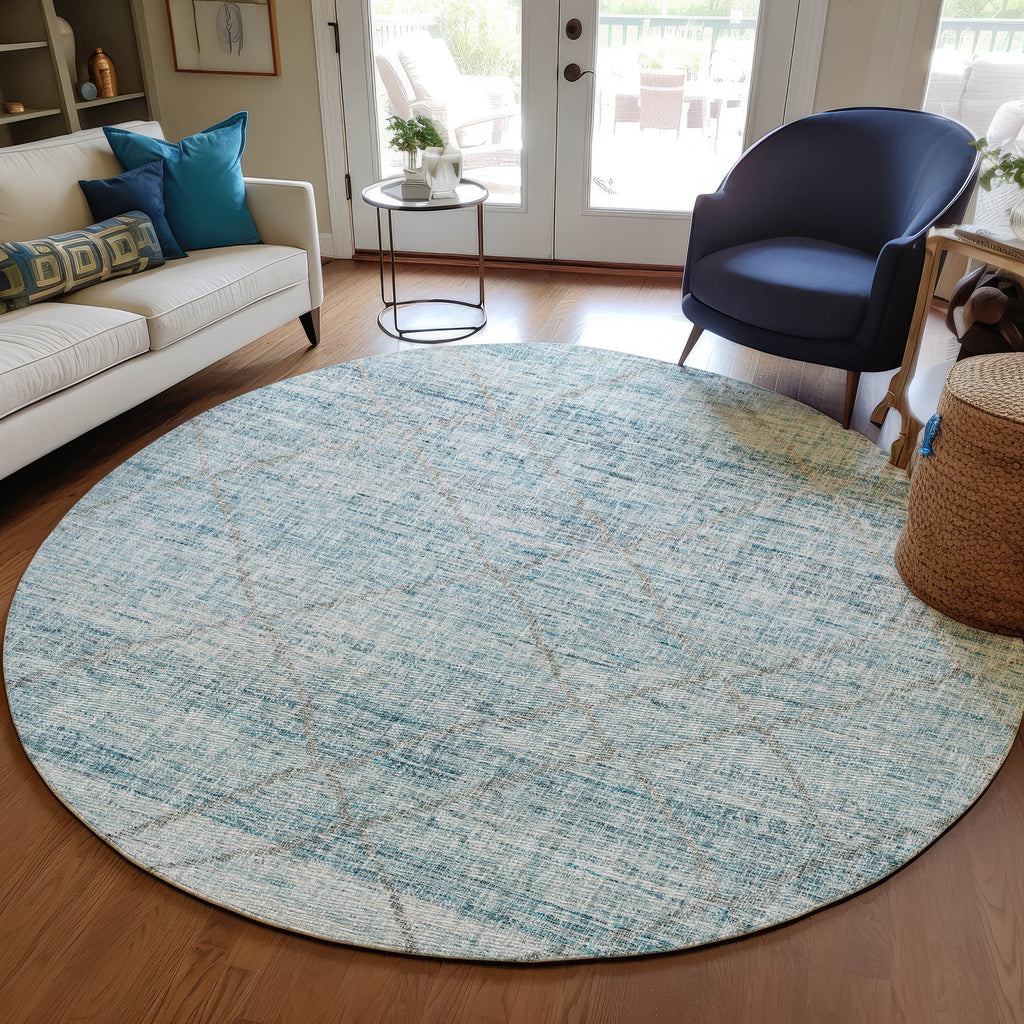 dalyn portico po1 teal rug