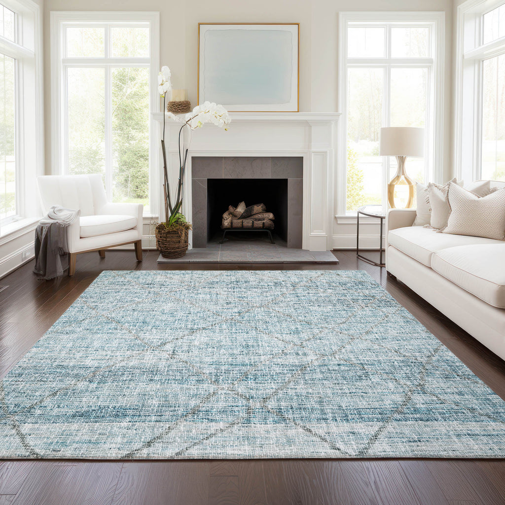 dalyn portico po1 teal rug