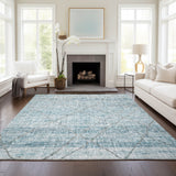 dalyn portico po1 teal rug
