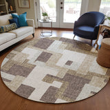 dalyn portico po3 brown rug